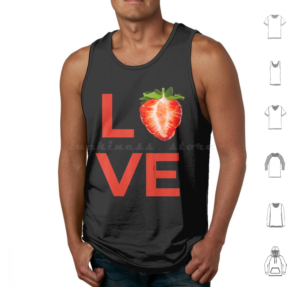 Food Lovers Snacks - Love Strawberry pecinta buah Vegan sayuran