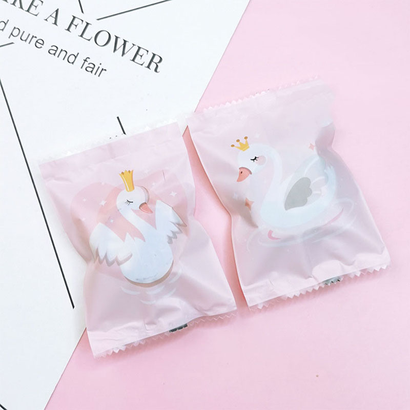 Food Lovers Snacks - 100 Buah Tas Plastik Berwarna Camilan