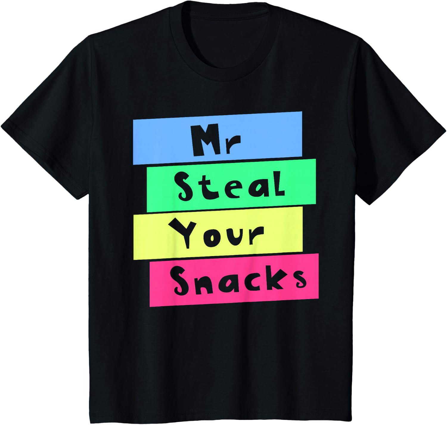 Mr Steal Your Snacks Kaos Lucu - Food Lovers Snacks ulasan dan harga