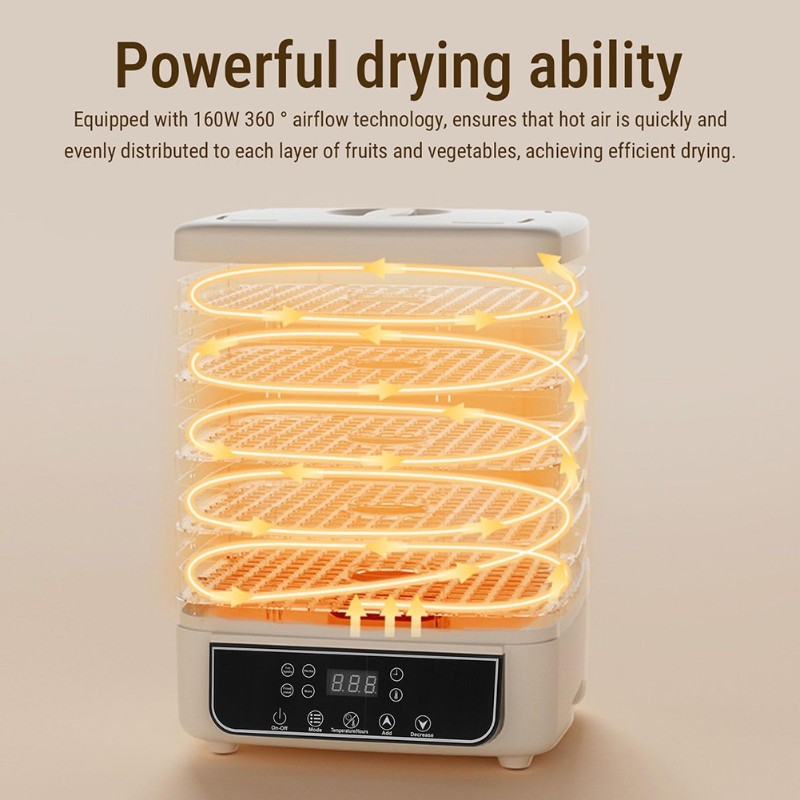 Pengering Makanan 5-Tingkat El - Food Dehydrator Snacks ulasan dan harga