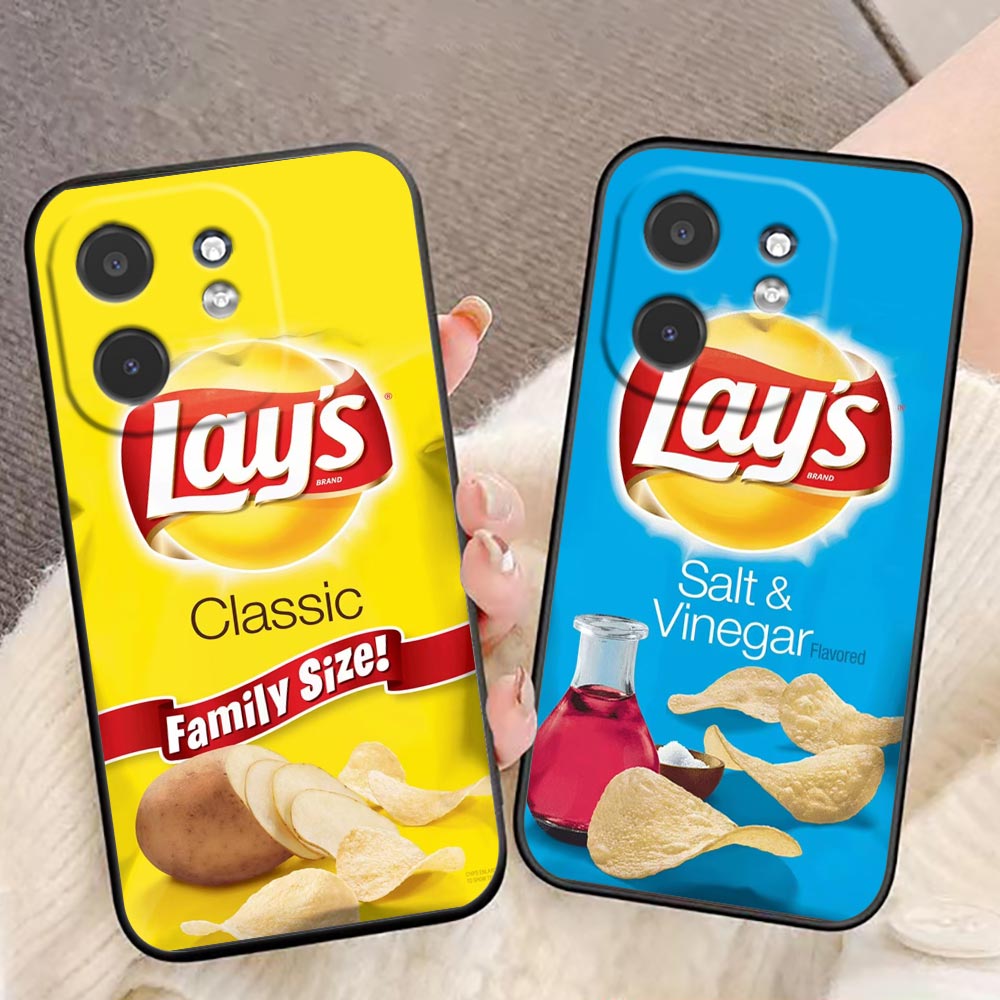 Casing Ponsel Snack Food Potat - Food Snacks Logos ulasan dan harga