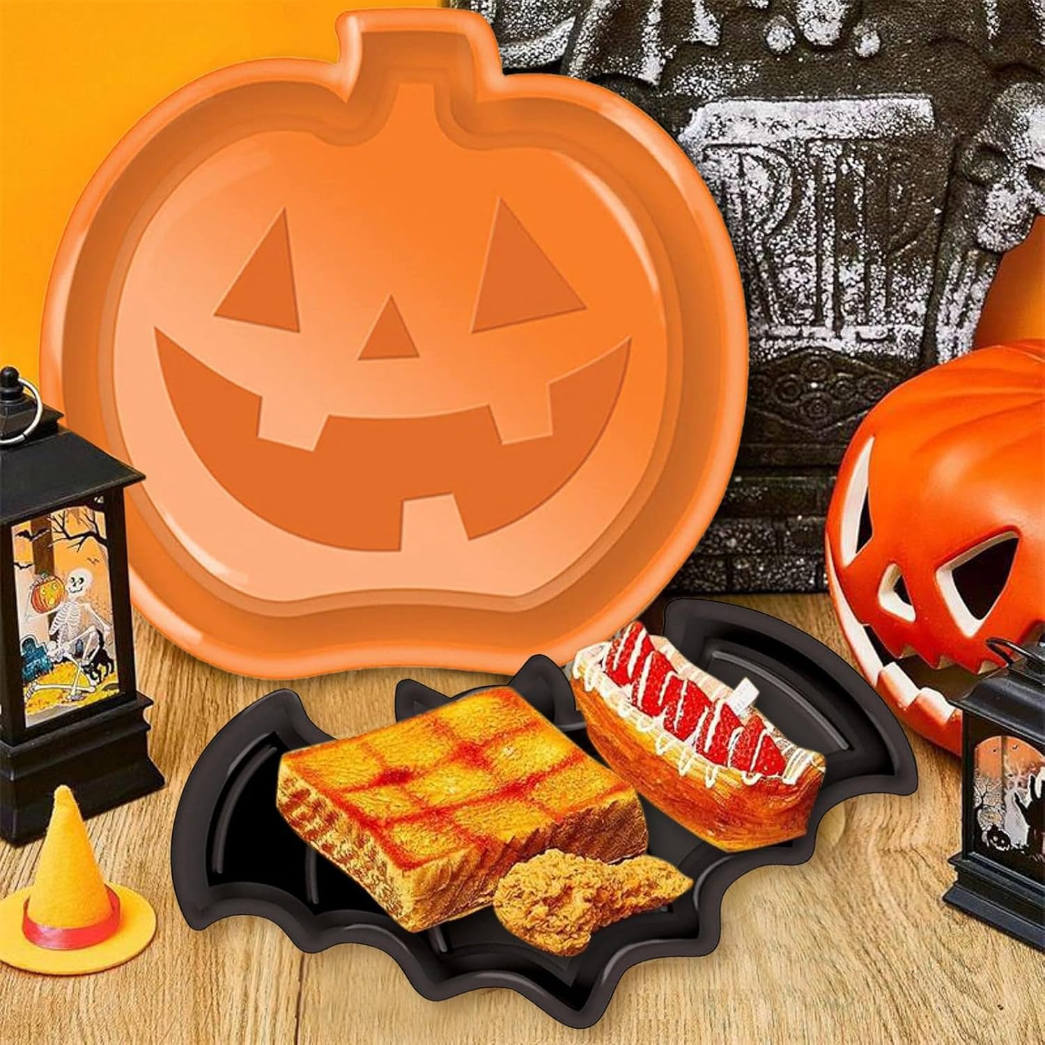 Set Piring Halloween yang Dapa - Food Snacks Candy ulasan dan harga