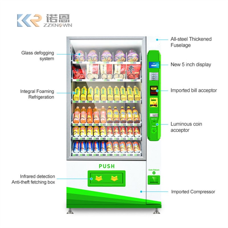 Mesin Penjual Minuman Otomatis - Food Snacks Candy ulasan dan harga