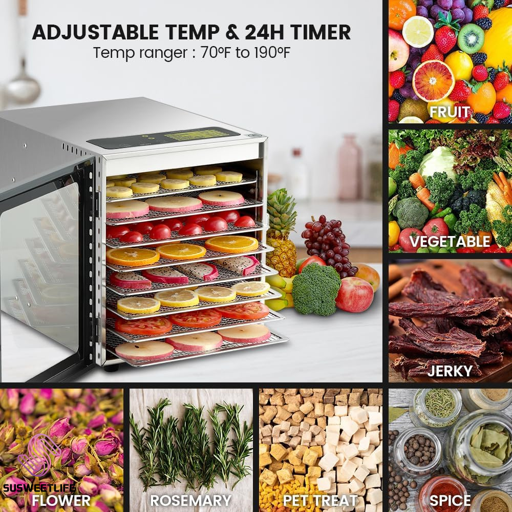 Pengering Makanan Kapasitas Be - Food Dehydrator Snacks ulasan dan harga