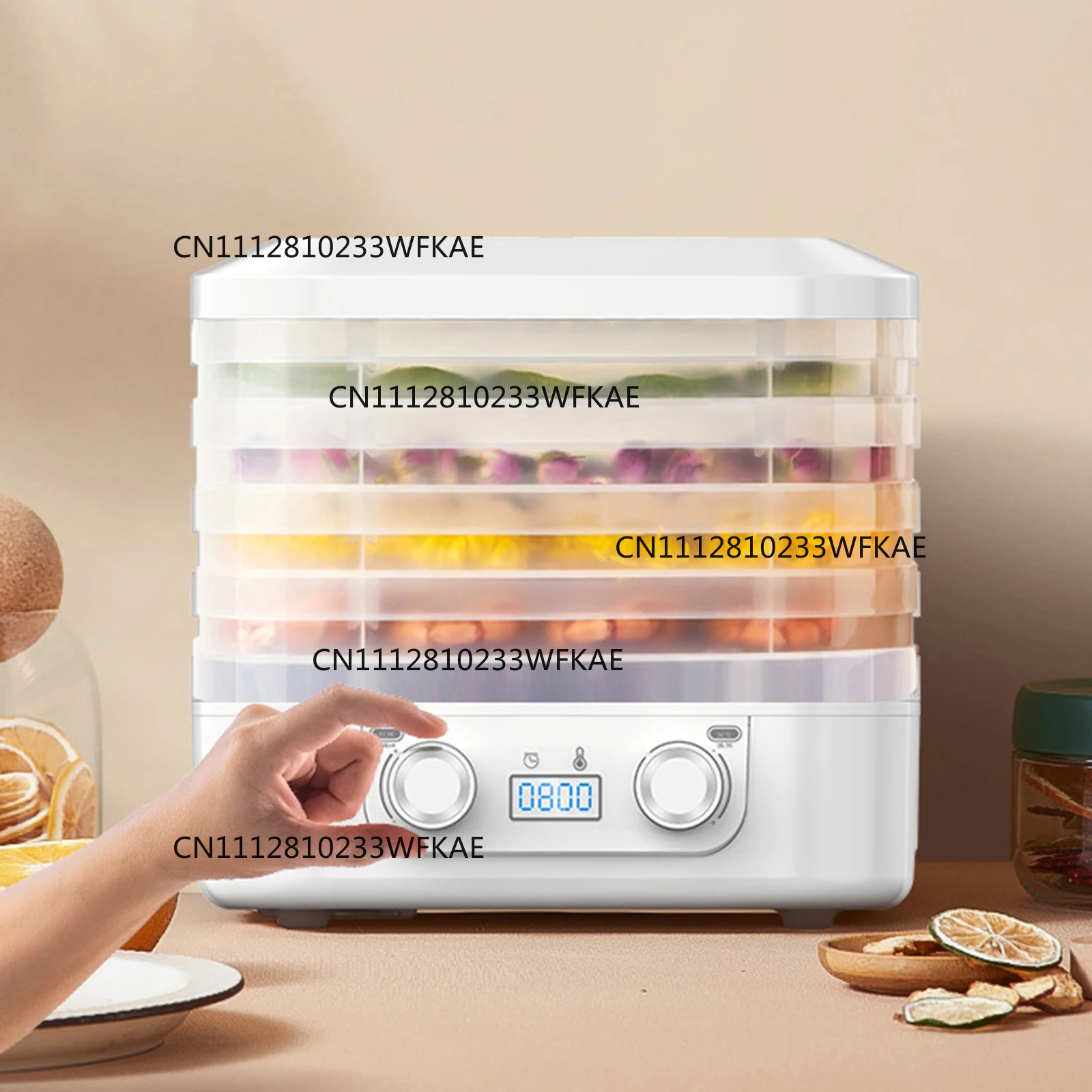 Alat Pengering Buah Termostati - Food Dehydrator Snacks ulasan dan harga