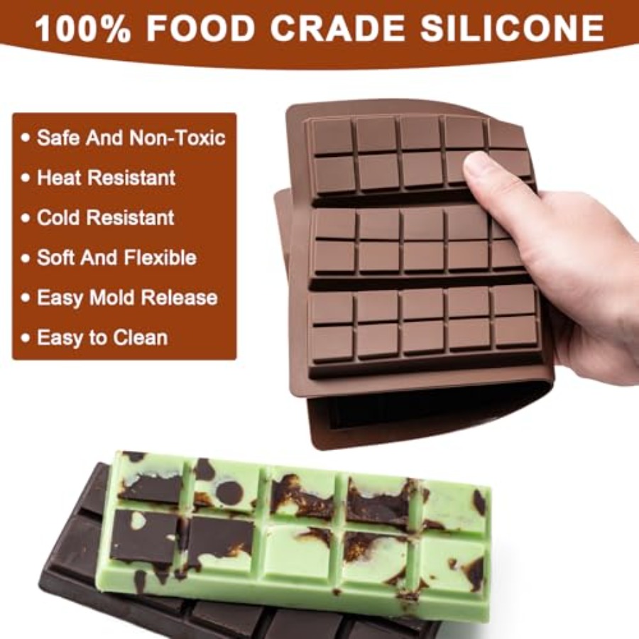 Cetakan Cokelat Batangan Anti  - Food Snacks Candy ulasan dan harga
