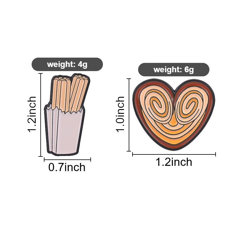 Pin Enamel Camilan Lucu, Lenca - Food Lovers Snacks ulasan dan harga